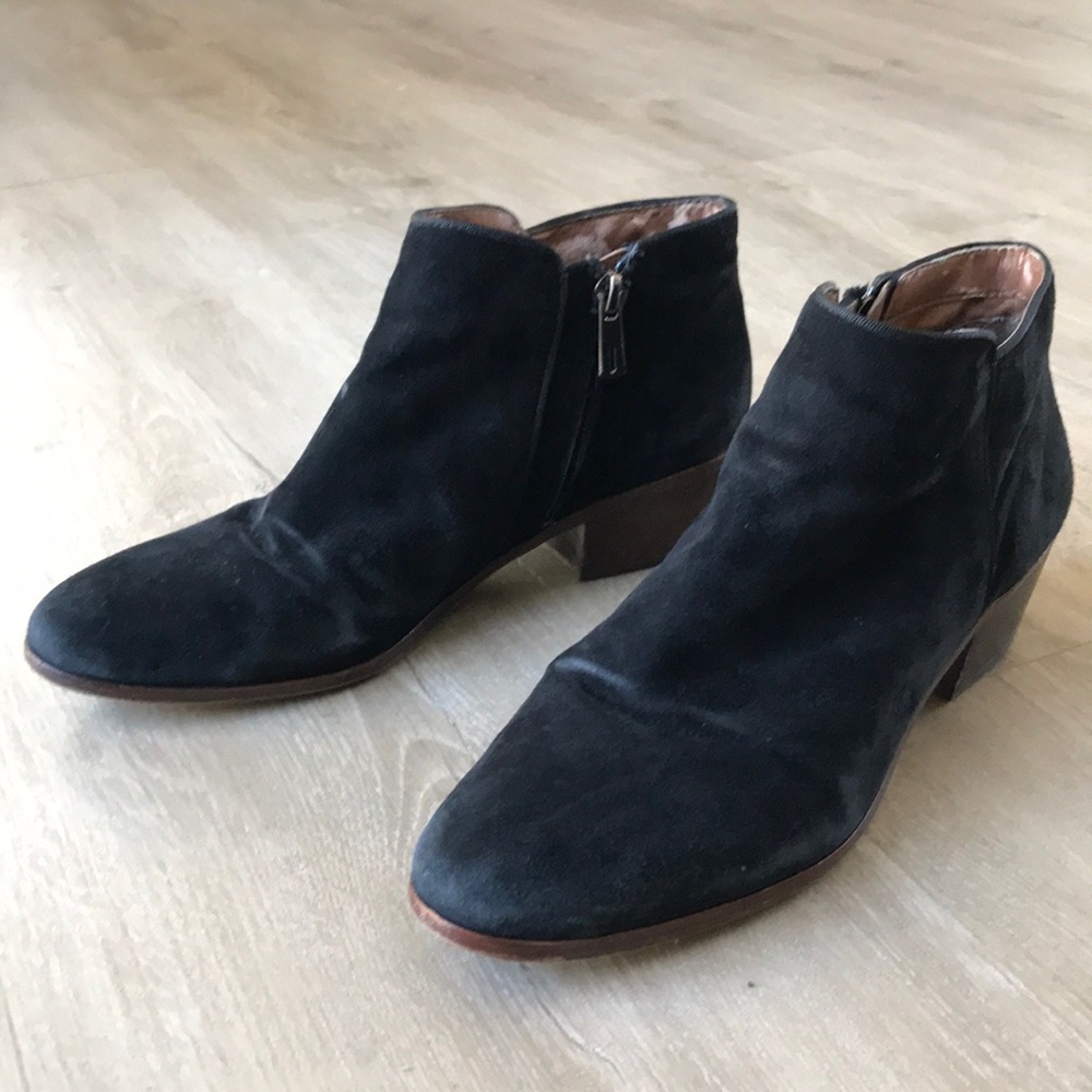 Sam Edelman Black Suede Bootie